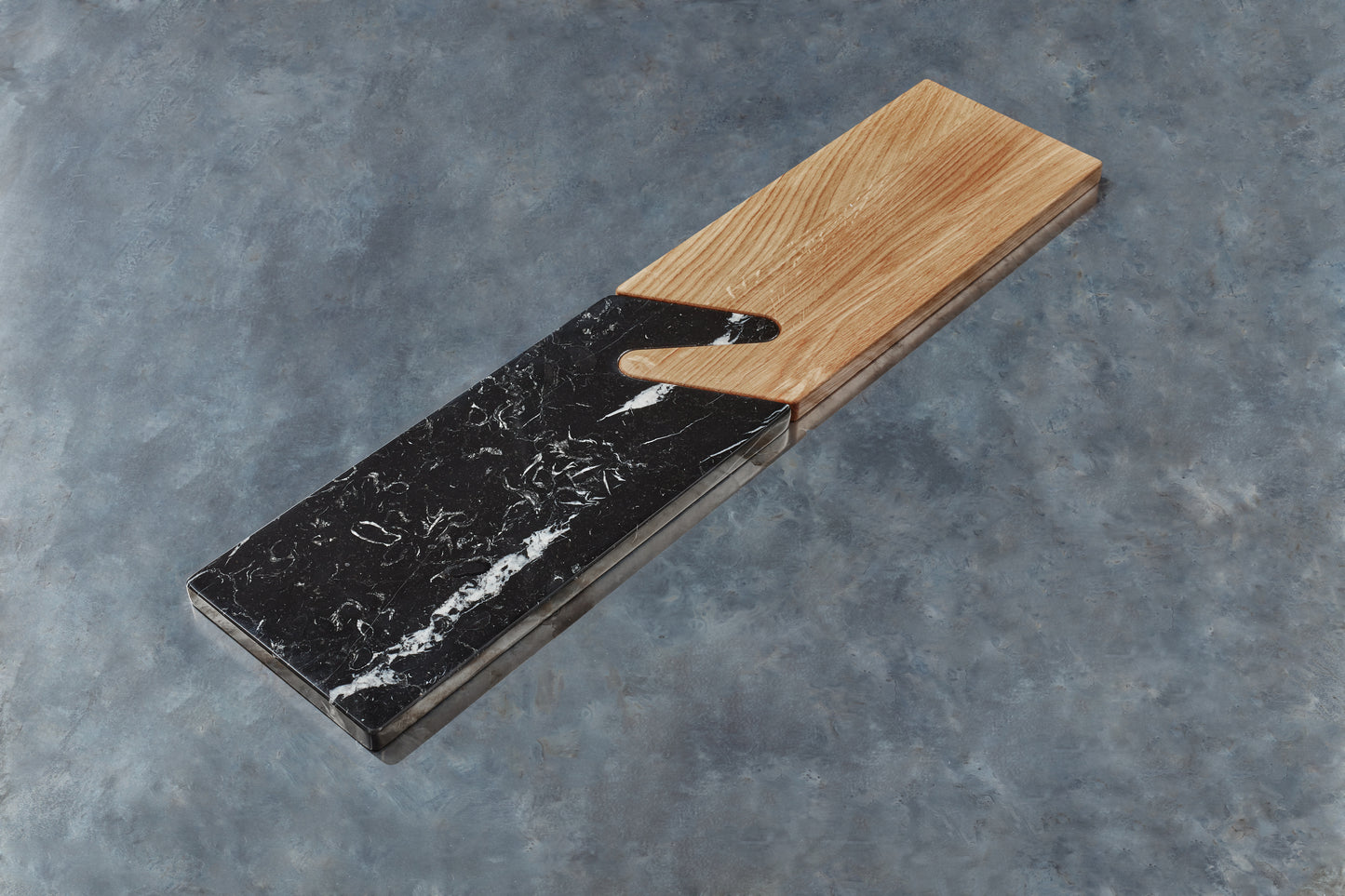 THE CONNECT SERVING BOARDS - BLACK MARBLE & OAK