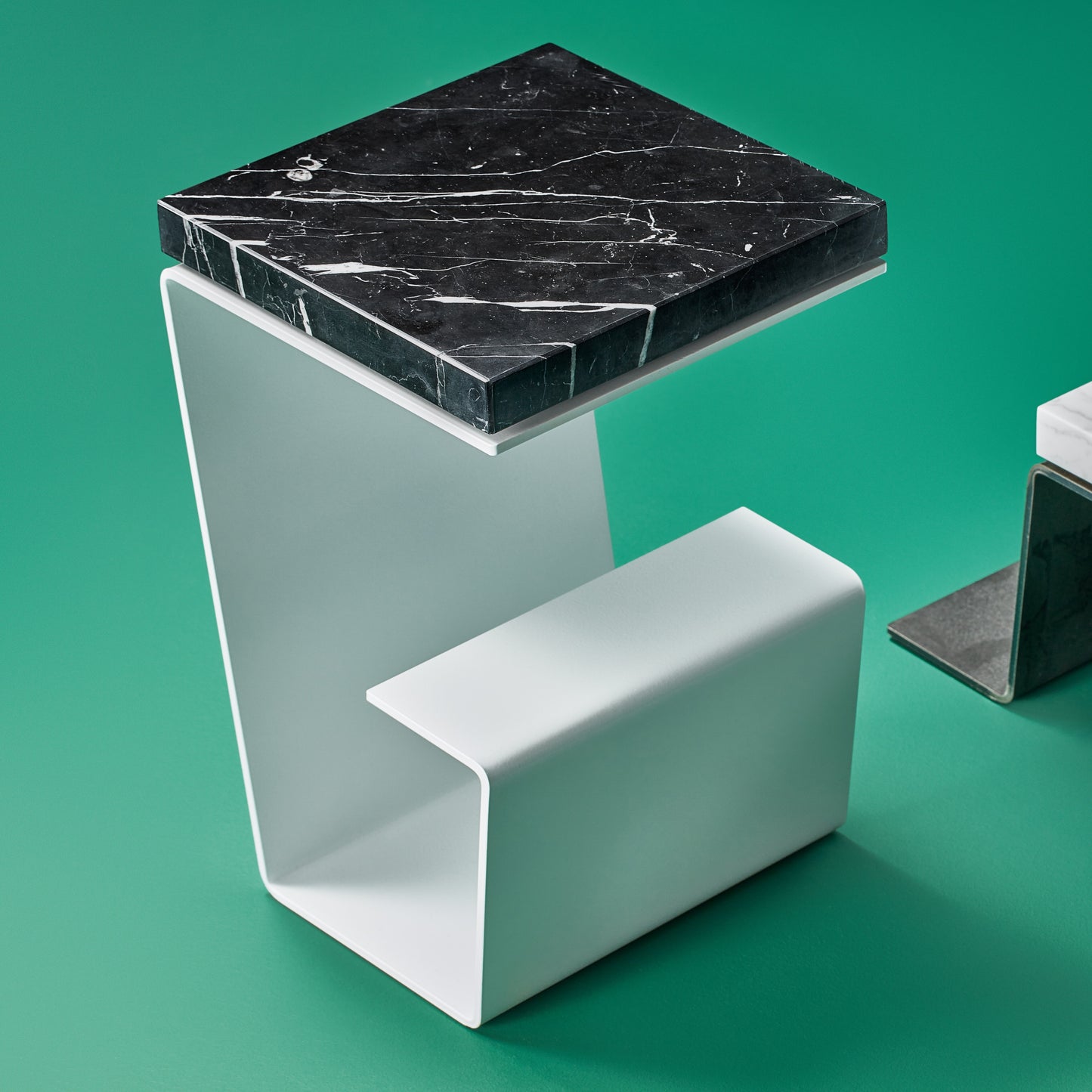 THE LINE MARBLE SIDE TABLE