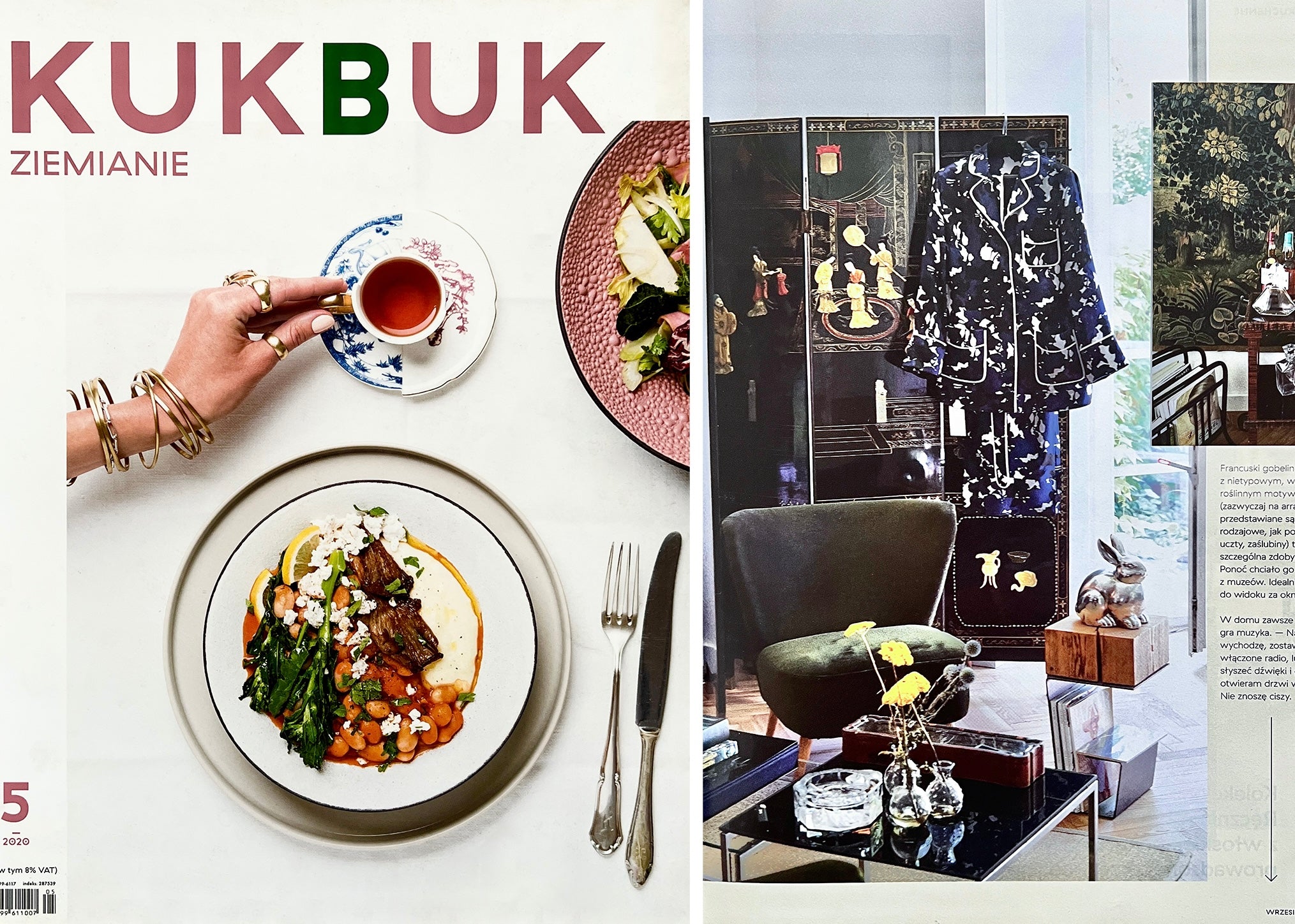 Kukbuk magazine feature of the modern THE LINE side table by Baker Street Boys